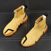 High-Top Men's Breathable Sock Shoes, Golden or Silver - Fashion Trend ideal for Spring; Modern Korean Style, Lightweight & Trendy.