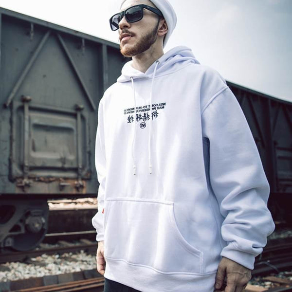 Men's Casual Hooded Sweater in Cotton V-Neck Style - Available in Sizes M to XXXL - Autumn & Spring Wear - Youthful & Stylish
