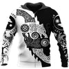 Men's Viking Warriors Fashion Sweater with Youthful Viking-Inspired Print in Spandex Polyester Blend for Casual or Sporty Wear
