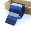 Classy Striped Knitted Tie for Men - Slim & Elegant