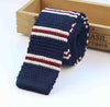 Classy Striped Knitted Tie for Men - Slim & Elegant