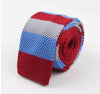 Classy Striped Knitted Tie for Men - Slim & Elegant
