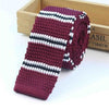 Classy Striped Knitted Tie for Men - Slim & Elegant