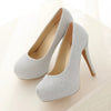 Alluring Round-Toe High Heel Stilettos with Modern Design, 6-8cm Heel Height, Viscose Technology. Perfect for Women's Fashion.