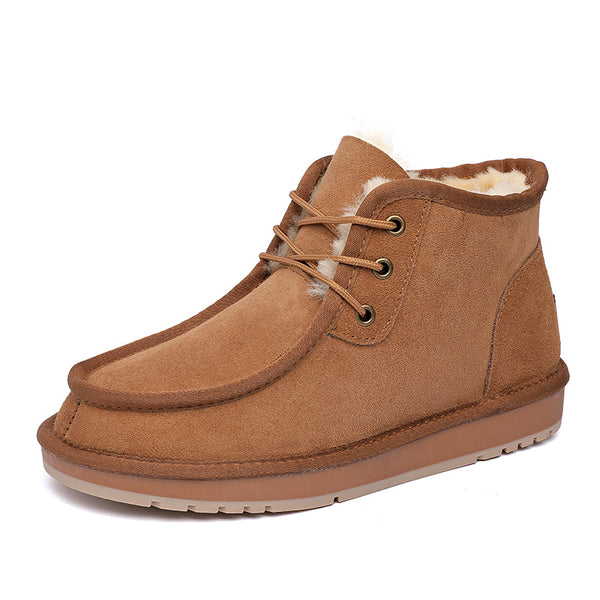 Cozy Snow-Ready Cotton Shoes with Enhanced Grip in Shellfish, Size 39-45