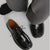 Customized Low-Cut Leather Shoes with Thick Sole and Split Toe Design - Casual Men's Footwear