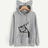 Cute Cat Ear Design Women's Hoodie Sweatshirt, Cotton Blend Casual Outerwear - Asian Sizing, Long Sleeve Fashion Sweatshirt.