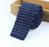 Classy Striped Knit Tie for Men - Premium Polyester Silk Fabric - Bold & Stylish - 145CM Length - 5.5CM Width