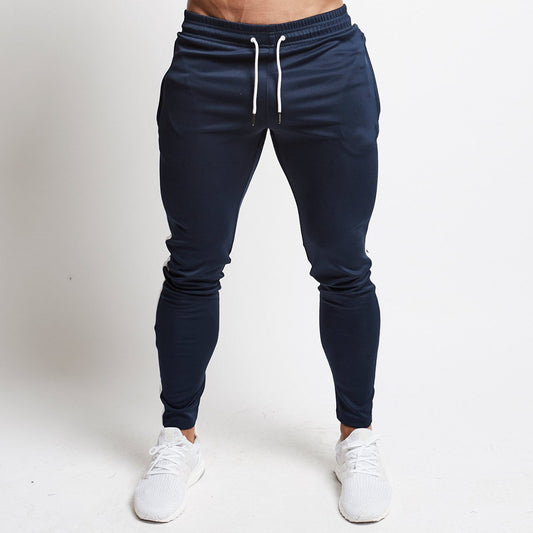 Mens Colorblock Casual Sweatpants in Polyester Blend