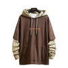 Trendy Plus-Size Hooded Sweater for Youth - Two-In-One Look, Loose Fit Top - Urban Style, Korean Fashion - Unisex - Casual Wear
