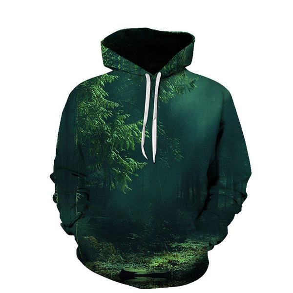 Unisex Maple Leaf Design Hoodies for Couples - Trendy Polyester Sweaters