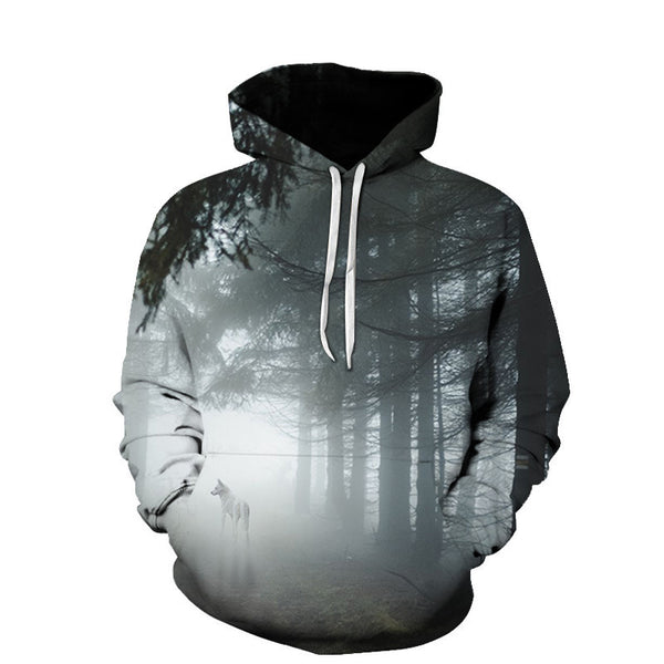 Unisex Maple Leaf Couple Hoodies - Trendy Pullover with Hood