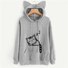 Comfy Crop Top Hoodie for Women | Velvet Soft Trendy Sweatshirt – Long Sleeve, Casual Streetwear Fashion