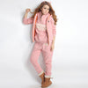 Ladies' Printed Sportswear Set in Red - Winter Casual Outfit