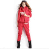 Ladies Printed Sportswear Set, Casual Three-Piece Ensemble, Comfortable Winter Outfit