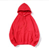 Trendy Plus Size Men's Hooded Sweater in Black - Casual & Comfortable Cotton Fashion with Kangaroo Pocket Detail