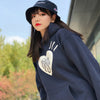 Premium Unisex Cotton Fleece Hoodie by Human Made with Hip Hop-inspired print