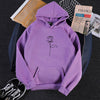 Vibrant Graffiti-Style Women's Hooded Sweatshirt with Loose Fit and Graffiti Rock Pattern, Polyester, Fleece Thickness - Multiple Colors - S to 3XL