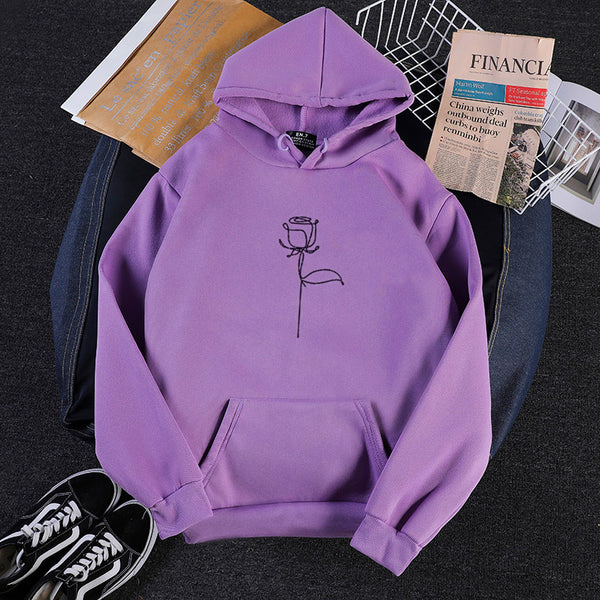 Vibrant Graffiti-Style Women's Hooded Sweatshirt with Loose Fit and Graffiti Rock Pattern, Polyester, Fleece Thickness - Multiple Colors - S to 3XL