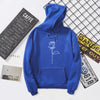 Vibrant Graffiti-Style Women's Hooded Sweatshirt in Various Colors & Sizes