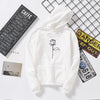 Vibrant Graffiti-Style Women's Hooded Sweatshirt w/ Loose Fit & Fleece Thickness in Various Colors & Sizes