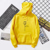 Vibrant Graffiti-Print Hoodie for Women, Loose Fit Polyester Fleece Sweatshirt