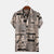 Vintage Newspaper Print Men's Hawaiian Shirt 3XL Size - Summer Style Casual Wear