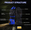 Touch-Screen Windproof Electric-Heated Gloves for Riding with 7.4V Battery