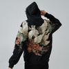 Yokosuka Hefushi Nine-Tailed Fox Velvet Hoodie - Winter Collection, Urban Leisure Sweatshirt