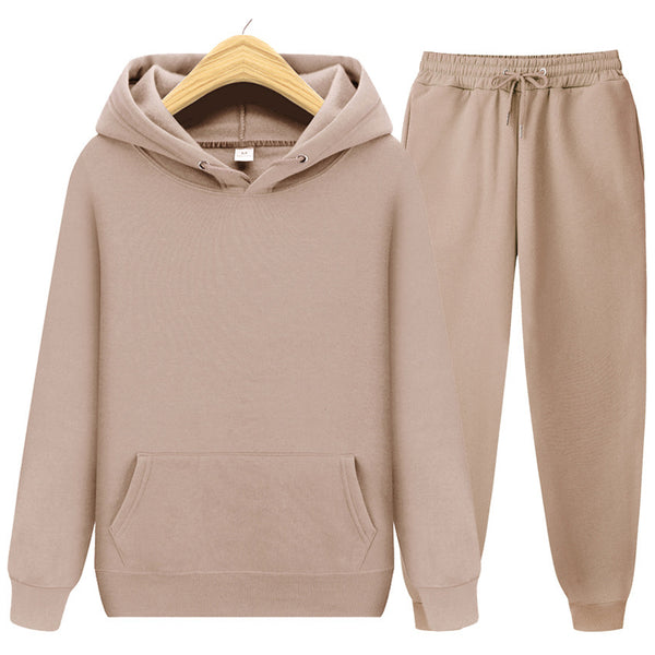 Unisex Solid Color Hoodie - Stylish & Comfy Polyester Blend