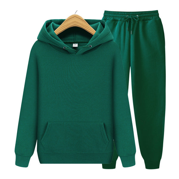 Unisex Solid Color Polyester Hoodie - Comfy & Stylish Casual Wear