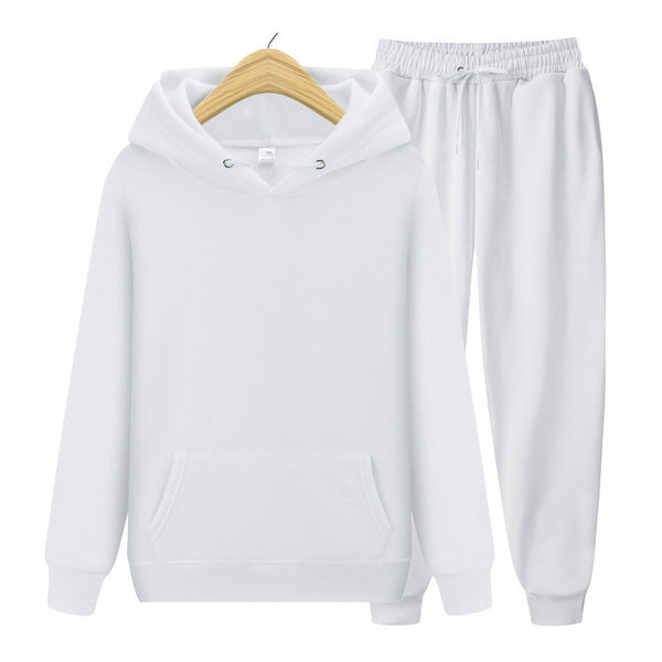 Unisex Solid Color Hoodie - Comfy & Stylish Polyester Blend
