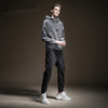 Thick Velvet Hooded Jacket in Solid Gray - Unisex Trendy Wear
