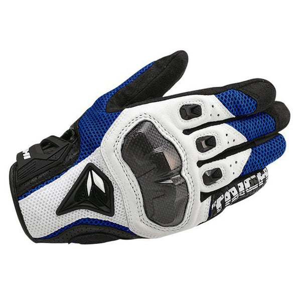 Summer Breathable Cycling and Motorcycle Gloves in black and red, spacious selections, high-quality nylon comfort gear.