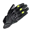 High-Quality Leather Racing Motorcycle Gloves in Black - M/L/XL Sizes - Rider Gear for Style & Safety