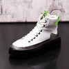Elevated Stylish Martin Boots for Men – Black & White Option, Thick-Soled Casual Shoes – Youth Fashion Essential.