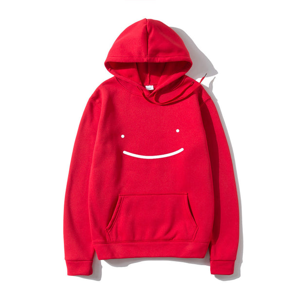 Comfy Fleece Dream Merch Women's Couple Hoodie - Sports Print, Cozy Cotton Polyester Blend, Hooded, Wool-like Thickness