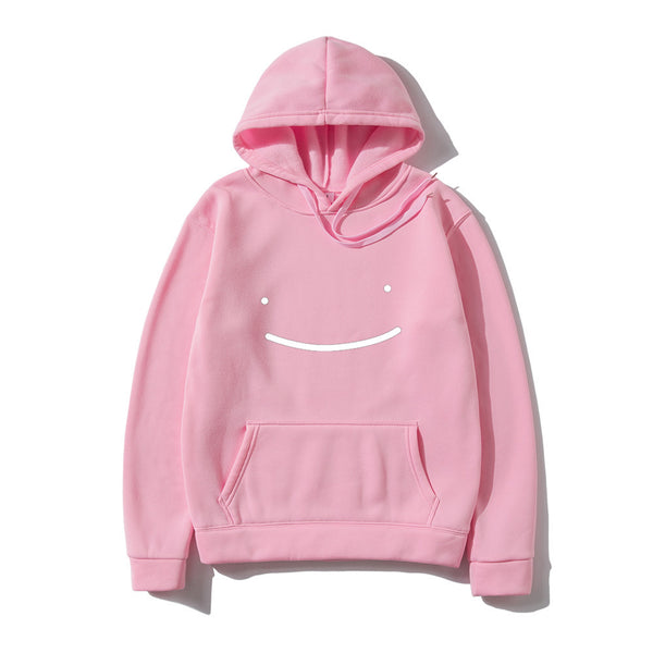 Comfy Fleece Dream Merch Women's Hoodie Sweatshirt for Couples - Cozy Cotton Polyester Blend, Hooded, Sporty Print - Casual Fashion.