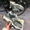 Vibrant Retro Dad Shoes with Mesh Upper and Muffin Sole - Fashion-Forward Comfort Footwear in Vibrant Colors