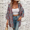 Ethnic Floral Print Bohemian Shirt | Japanese-Korean Style Women's Top