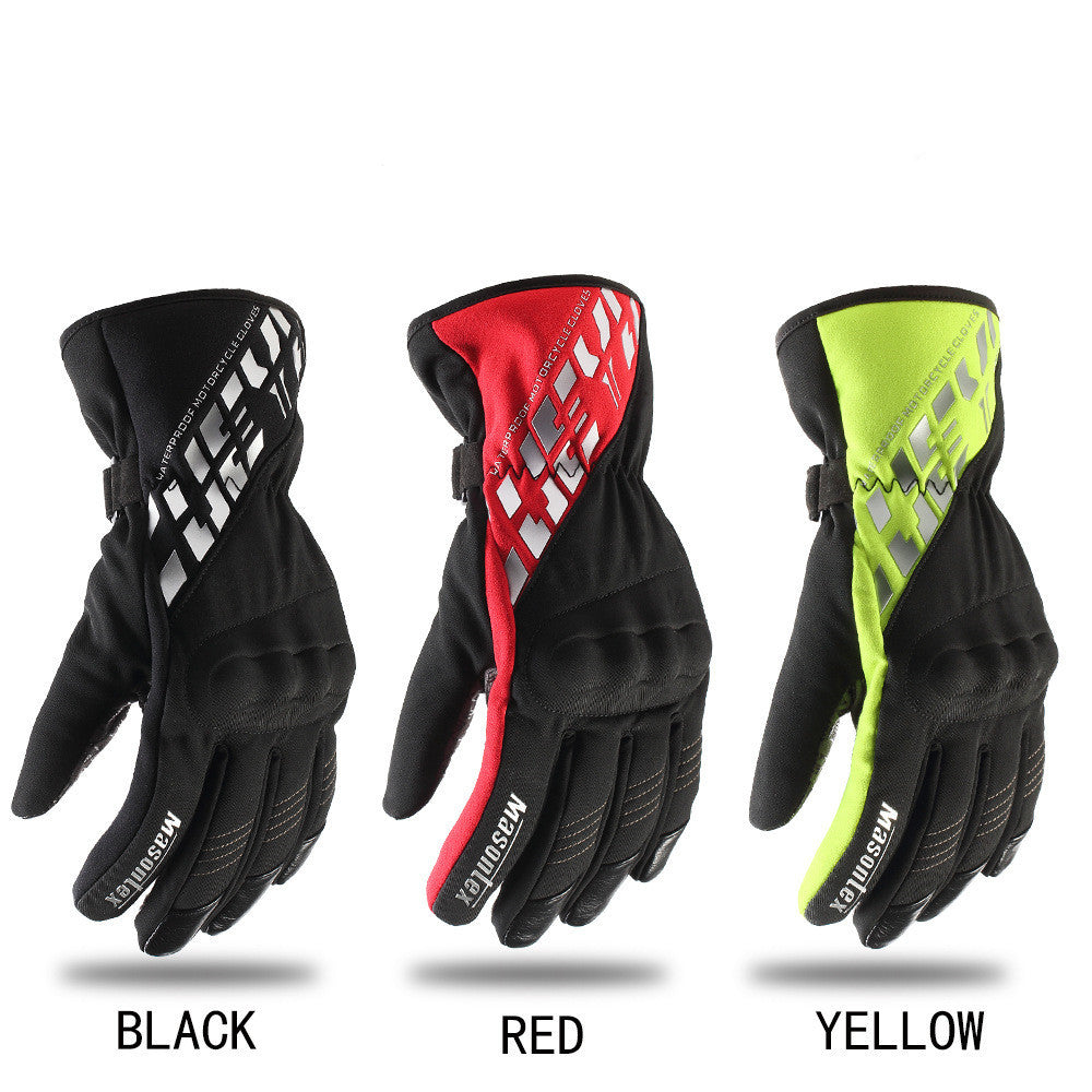 Motorcycle windproof and waterproof gloves