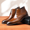 Genuine Leather Business Formal Shoes & Boots - Black & Brown Men's Footwear with Premium Quality & Style