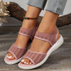 Chic Plus Size Fish Mouth Platform Sandals