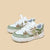 Chic Hong Kong Dad-Style Women's Green Platform Sports Shoes for Adults