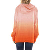 Chic Dual-Tone Women's Hoodie - Stylish & Comfortable Polyester Sweatshirt