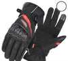 Men's All-Weather Flex-Control Gloves in Green, Red, and Blue - Ideal for Cold Protection, Commuting, and Outdoor Activities