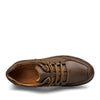 Stylish Men's Casual Cowhide Leather Outdoor Footwear in Light and Dark Brown - Trendy Design with Wedge Heels, Perfect for Business and Daily Use.