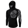 Urban Punk Hooded Suit in Blended Cotton | Long Sleeve Streetwear Fashion | Trendy Urban Punk Outfit