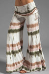 Women's Lightweight Wide-Leg Printed Casual Trousers