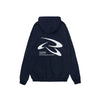 Men's Retro Embroidered Hoodie in Cotton Blend for Comfort and Style